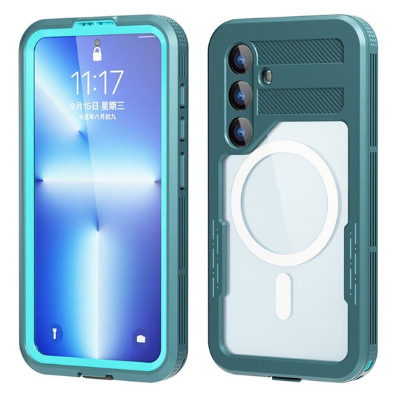 Водонепроникний чохол для Samsung Galaxy S24, Redpepper, для MagSafe, м'яти