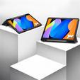 Чехол для Lenovo Idea Tab 11" 2025 TB336FU TB336ZU, подставка, Smartcase с держателем стилуса, серый