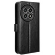 Футляр з клапаном для OnePlus 13, Crazy Horse Wallet, чорний
