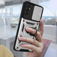 Чехол NOX Camera Slide Samsung Galaxy A14 4G/5G, CamShield Slide, серебро
