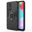 Чехол до Samsung Galaxy A72 5G / A72 LTE, Kickstand Ring, чёрный