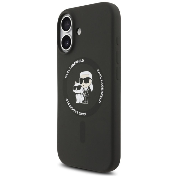 Чехол Karl Lagerfeld Silicone Body Ring MagSafe для Apple iPhone 17