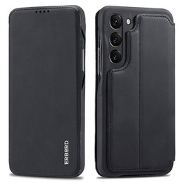 Чохол-книжка для Samsung Galaxy S23, ERBORD Retro, чорний