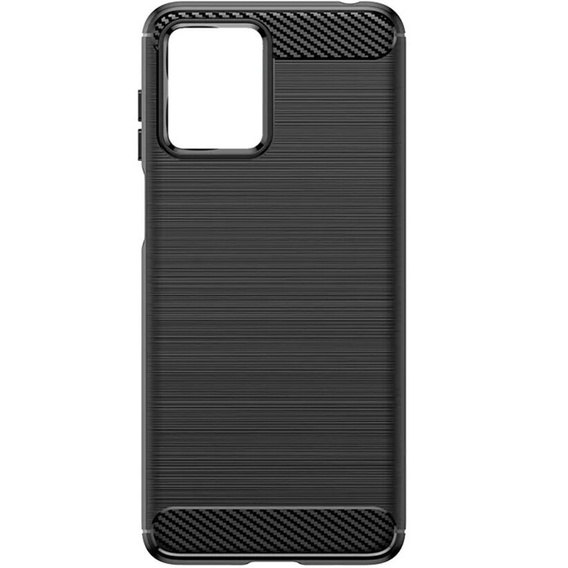 Чехол до Motorola Moto E14, Carbon, чёрный