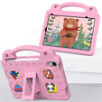 Дитячий чохол для планшета iPad mini 8.3" 2021 (6 gen.) / iPad mini 8.3" 2024 (7 gen.), Cute Patterns, з підставкою, рожевий