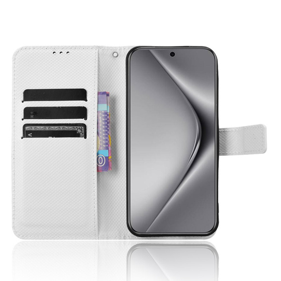 Чохол-книжка для Huawei Pura 70, Wallet Smart Magnet, білий