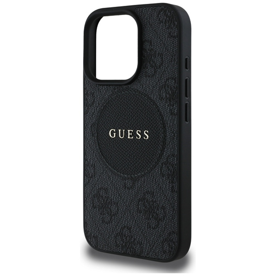 Чехол Guess 4G Circle с классическим логотипом, для MagSafe для iPhone 16 Pro