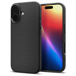 Чехол Spigen Liquid Air для iPhone 17, матовый черный