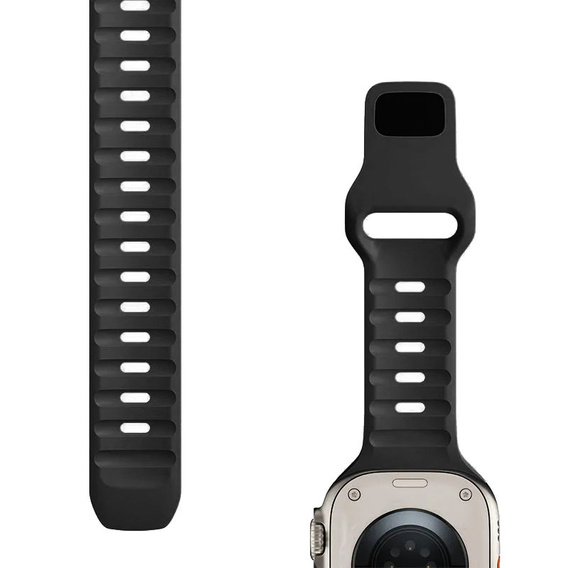 Ремінець  Hollow Apple Watch 1/2/3/4/5/6/7/8/SE/ULTRA 42/44/45/49MM, Black