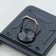 Бронированный Чехол до Samsung Galaxy Z Flip5 5G, Nox Case Ring, чёрный