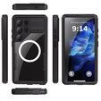 Водонепроникний чохол для Samsung Galaxy S25 Ultra, Redpepper, для MagSafe, чорний