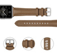 Кожаный ремешок для часов Huawei Watch Fit 2, Brown