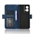 Футляр з клапаном для Motorola Moto G85, Card Slot, темно-синій