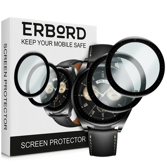 2x Гибридное стекло ERBORD для Huawei Watch Buds
