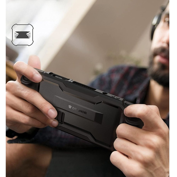 Чoхол до Steam Deck, SPIGEN, Rugged Armor, Black
