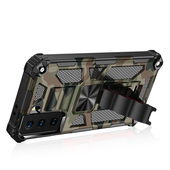 Чехол до Samsung Galaxy S22 5G, Armor Kickstand, зелёный
