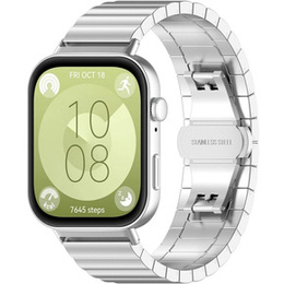 Стальной браслет для Huawei Watch Fit 4 / 4 Pro / 3, серебристый