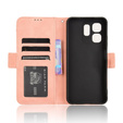 Футляр з клапаном для Infinix Hot 50i 4G, Card Slot, рожевий