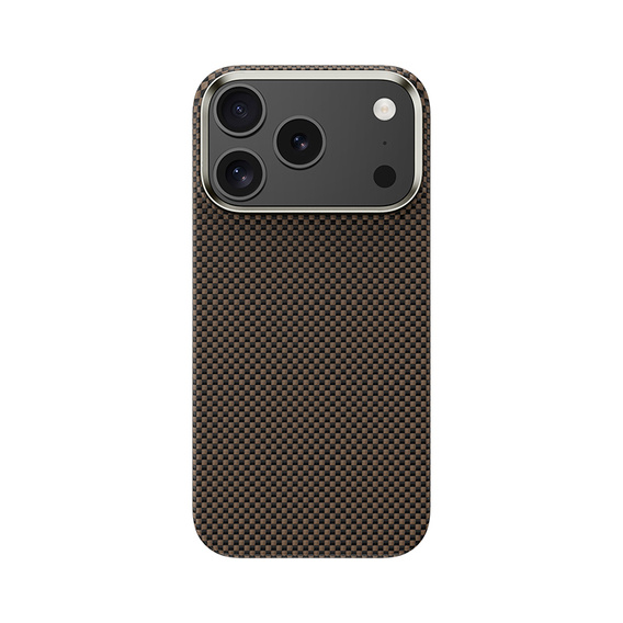Чехол BENKS Kevlar для Samsung Galaxy S25 Ultra, для MagSafe, Carbon Fiber, чёрный