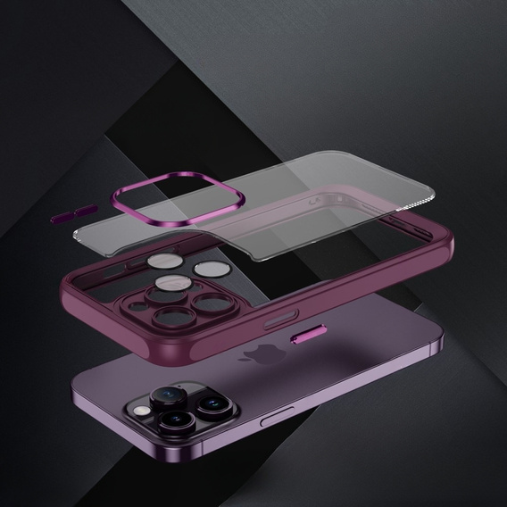 Чехол для iPhone 15 Pro Max, ERBORD Impact Guard, бордовый