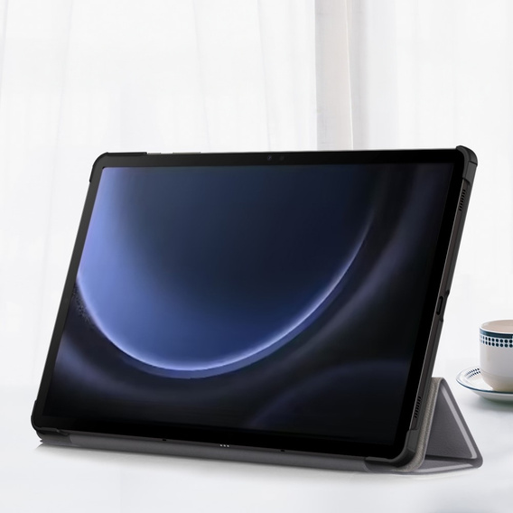 Чехол для Samsung Galaxy Tab S9 FE+ Plus, Smartcase с местом для стилуса, серый