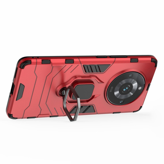 Чoхол до Realme 11 Pro / 11 Pro +, Kickstand Ring, червоний