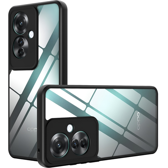 Чехол до Oppo Reno 11F 5G, Fusion Hybrid, матовый / чёрный