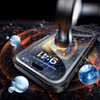 Чохол для iPhone 16 Pro Max, Shockproof, зі склом, для MagSafe, чорний
