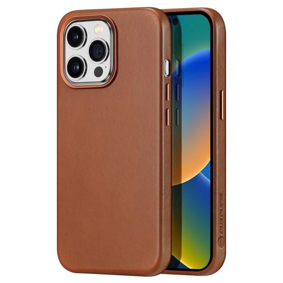 Чехол до iPhone 14 Pro Max, Dux Ducis Max Naples, коричневый