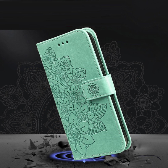 Чохол-книжка для Xiaomi Redmi Note 13 Pro 5G, Mandala, зелений