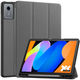 Чехол для Lenovo Idea Tab 11" 2025 TB336FU TB336ZU, подставка, Smartcase с держателем стилуса, серый