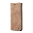 Чохол-сумка для Samsung Galaxy S21 FE, Leather Wallet Case, коричневий