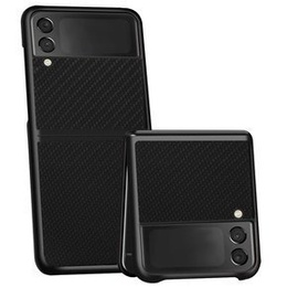 Чехол Carbon Fiber для Samsung Galaxy Z Flip 3, Black
