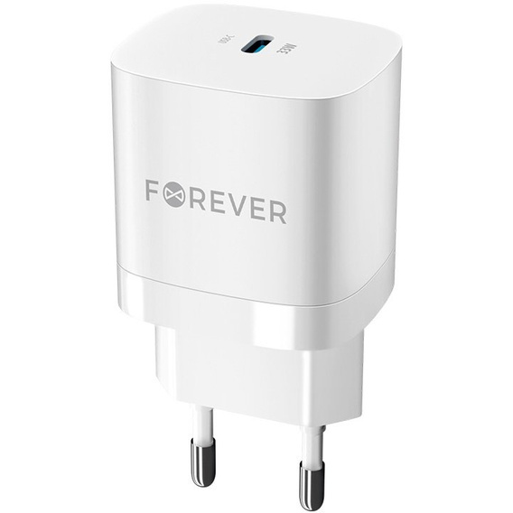 Зарядное устройство Forcell 65W GaN 2x USB C 1x USB A , White