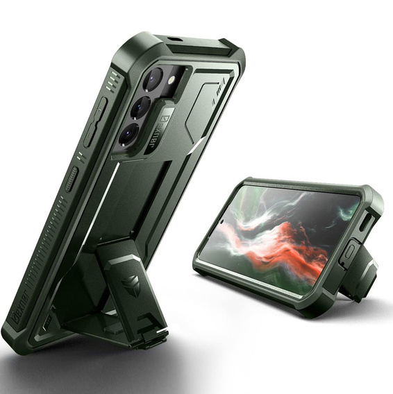 Бронированный чехол для Samsung Galaxy S21, Dexnor Full Body, зелёный