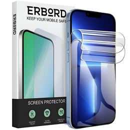 2x гидрогелевая пленка для iPhone 15 Pro Max, гидрогелевая пленка ERBORD