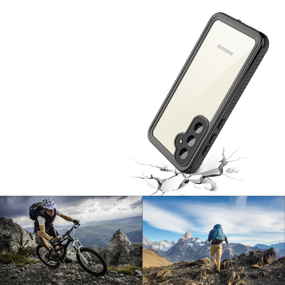 Водонепроникний чохол IP68 для Samsung Galaxy S23 FE, Redpepper, чорний
