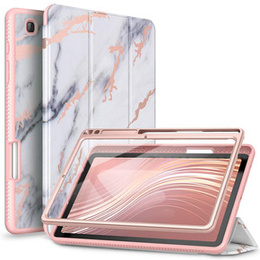 Чехол до Samsung Galaxy Tab S6 Lite, Suritch Full Body Marble, розовый