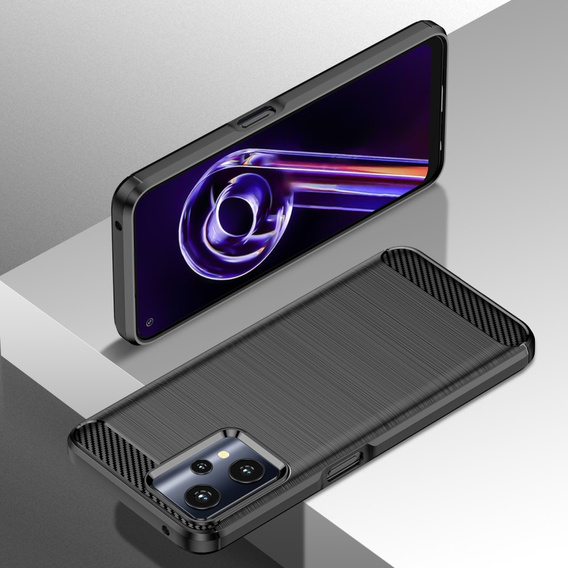 Чoхол до Realme 9 Pro / OnePlus Nord CE 2 Lite 5G, Carbon, чорний