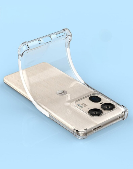 Чехол до Motorola Edge 50 Ultra, Dropproof, прозрачный
