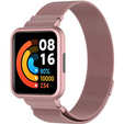 Металический браслет с чехлом для часов Xiaomi Redmi Watch 2 Lite, Rose Pink
