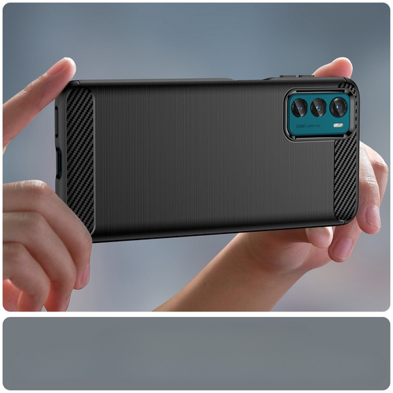 Чoхол до Motorola Moto G42 4G, Carbon, чорний