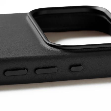 чехол Mujjo Кожаный до iPhone 14 Pro, MagSafe, Black