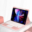 Чехол + клавиатура iPad Air 10.9 4 2020 / 5 2022, Touchpad, розовый rose gold
