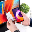 Зарядний пристрій Blue Star 18W PD / QC4.0 + Кабель Type-C - Lightning, White