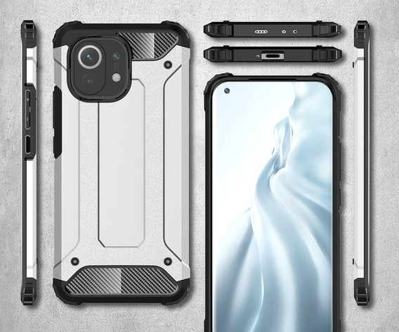 Чехол TECH ARMOR до Xiaomi Mi 11, Silver
