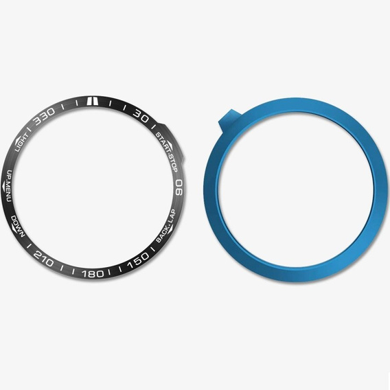 Накладка на безель для Garmin Fenix 7X, Black/White