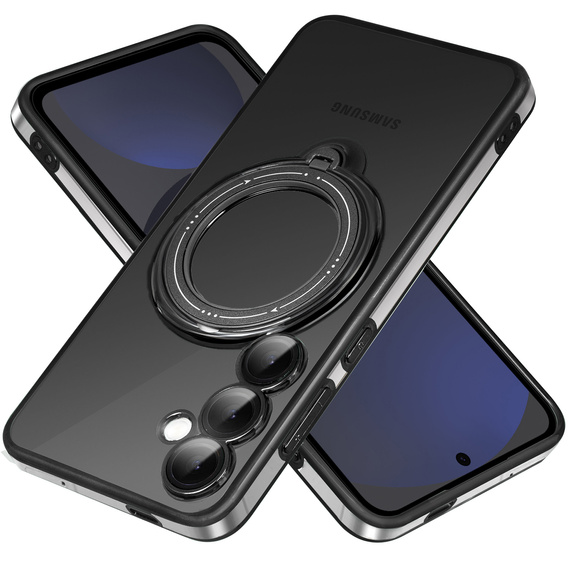 Магнитный чехол для Samsung Galaxy S24 FE, для MagSafe, чёрный