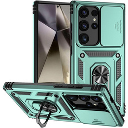 Чехол NOX Camera Slide Samsung Galaxy S24 Ultra, CamShield Slide, зелёный