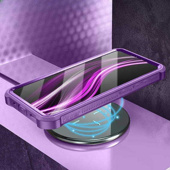 Броньований чохол для Samsung Galaxy S20 FE, Dexnor Full Body, фіолетовий